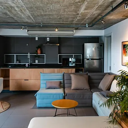 Charlie Em Poa - Studio Moderno Com Coworking E Lavanderia-2