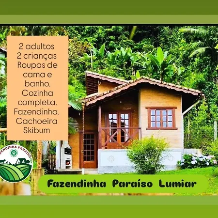 Chalé Paraíso Fazendinha Cachoeira Pet Friendly-3
