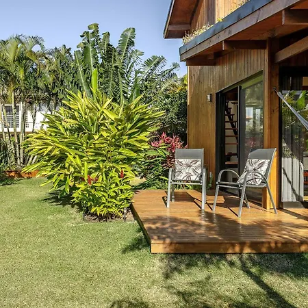 EcoHouse intimista e jardim tropical à 200m praia-3