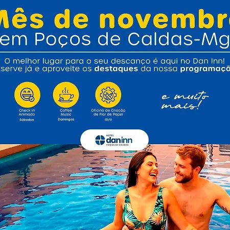 Dan Inn Poços de Caldas com Cortesia de 01 dia no Parque Walter World-3