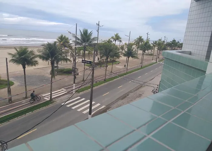 Frente para o mar - vista espetacular de todos os cômodos Praia Grande , Brasil