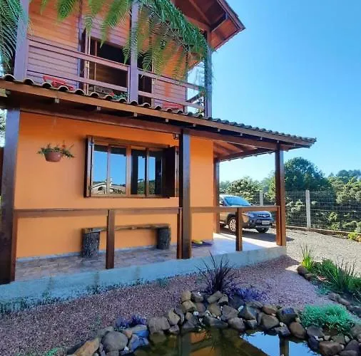 Cabana Do Lago com vista para Lago São Bernardo São Francisco de Paula, Brasil