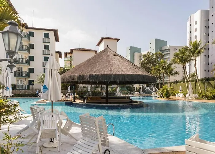 Riviera São Lourenço, cond Acqua! 30 seg da praia - lindo apto com wifi e ar condicionado Riviera de Sao Lourenco, Brasil