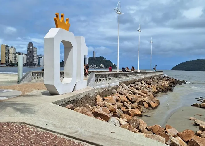 Pé na areia Gonzaguinha São Vicente