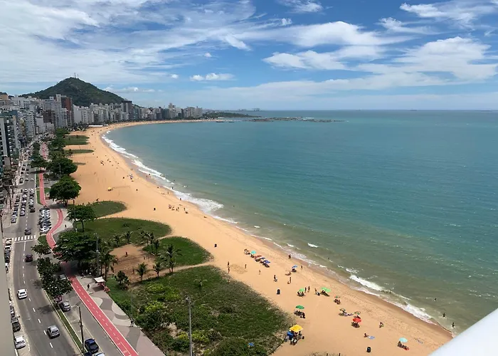 Ocean Flat Premium Com Vista Para O Mar Vila Velha , Brasil