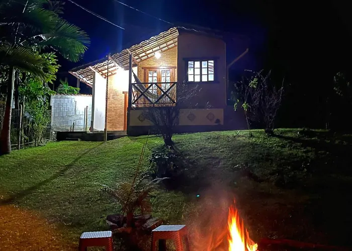 Chalé Paraíso Fazendinha Cachoeira Pet Friendly