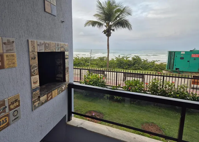 Frente Mar Apartamento 3Q Em Itapema, Meia Praia, Suite E 2Bwc, Ar Condicionado, Smart Tv, Garagem E Churrasqueira Na Sacada, Brasil