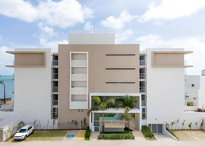 Flat pé na areia c/ vista mar 409 B Branco Haus