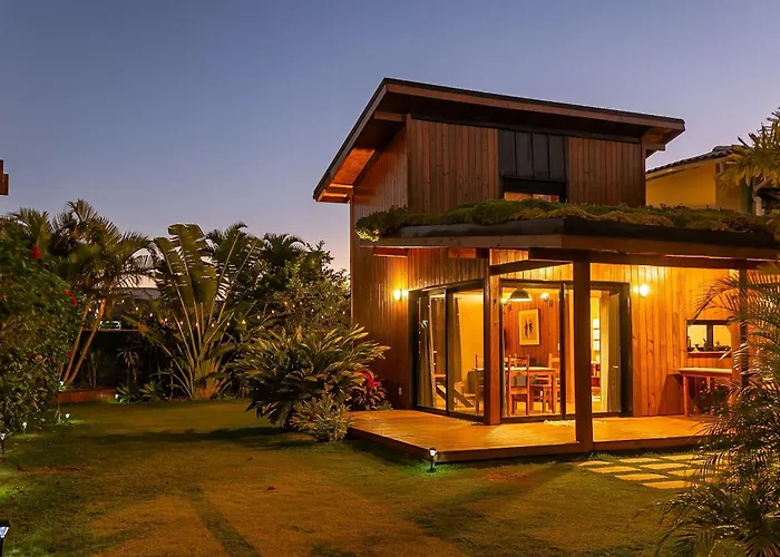 EcoHouse intimista e jardim tropical à 200m praia