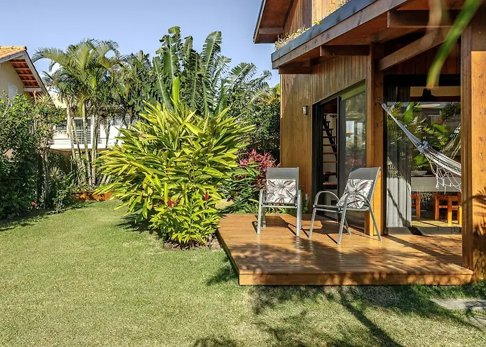 EcoHouse intimista e jardim tropical à 200m praia
