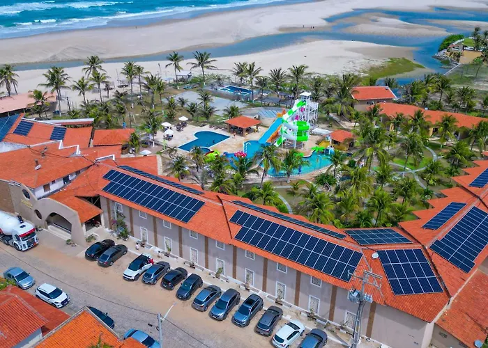 Jangadeiro Praia Hotel Resort - Parque Aquático e Pé na Areia