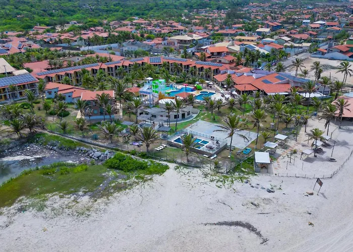 Jangadeiro Praia Hotel Resort - Parque Aquático e Pé na Areia