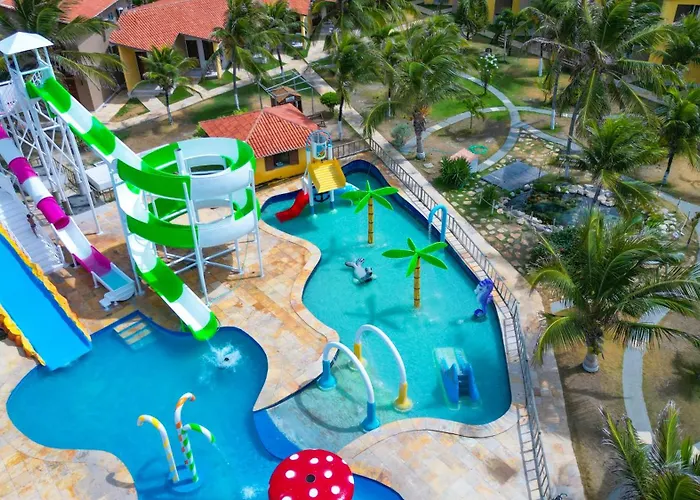Jangadeiro Praia Hotel Resort - Parque Aquático e Pé na Areia